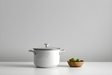 Professional Chef Cooking Isolated on White Background Generative AI illustration