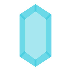 Gem icon vector image. Can be used for Fairytale.