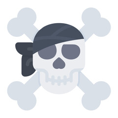 Pirate icon vector image. Can be used for Fairytale.