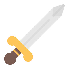 Sword icon vector image. Can be used for Fairytale.