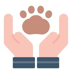 Adoption icon vector image. Can be used for Veterinary.