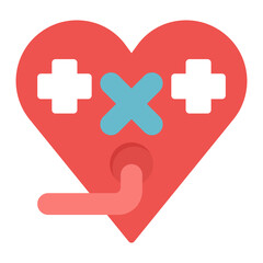 Fototapeta premium Heartworm Treatment icon vector image. Can be used for Veterinary.