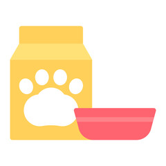 Pet Food icon vector image. Can be used for Veterinary.