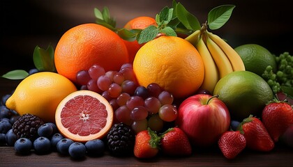 Fresh Fruits From Harvest