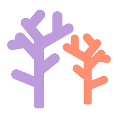 Coral Reef icon vector image. Can be used for Global Warming.