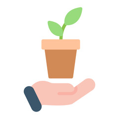 Sustainable Agriculture icon vector image. Can be used for Global Warming.