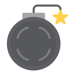 Bomb icon vector image. Can be used for Crisis Mangement.