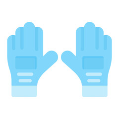 Protective Gloves icon vector image. Can be used for Nursing.