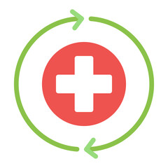 Recovery icon vector image. Can be used for Addiction.