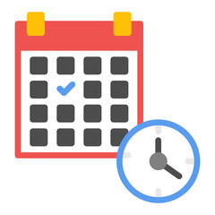 Shorter Workweek icon vector image. Can be used for Cyberpunk.