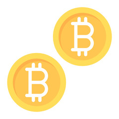 Cryptocurrency icon vector image. Can be used for Coworking Space.