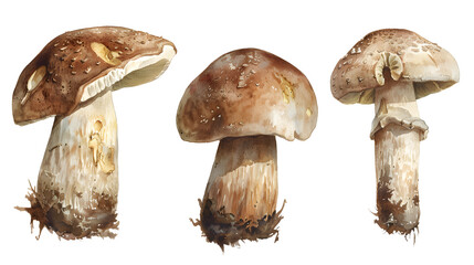 Mushroom, transparent picture, cutout