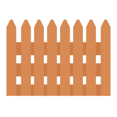 Fence icon vector image. Can be used for Agriculture.