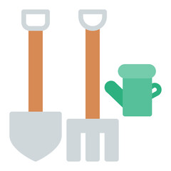 Garden Tools icon vector image. Can be used for Agriculture.