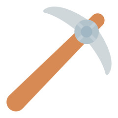 Pickaxe icon vector image. Can be used for Agriculture.