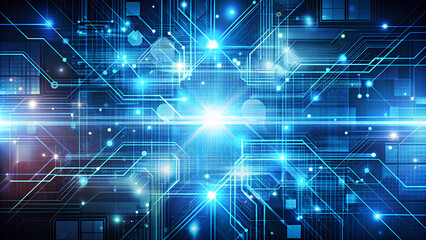 Naklejka premium Abstract technology background