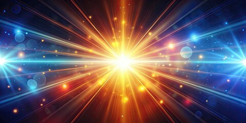 Fototapeta premium Abstract light background effect with optical flares, optical, flares, video, effect, abstract, light, background