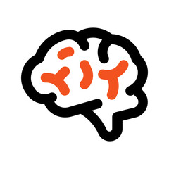 brain line color icon