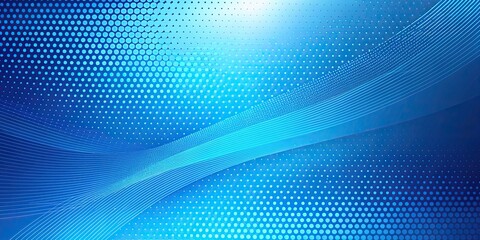 Obraz premium Bright blue abstract background with minimal dotted lines, bright, blue, abstract, background, minimal, dotted, lines
