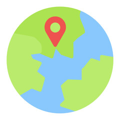 Country icon vector image. Can be used for Artist Studio.