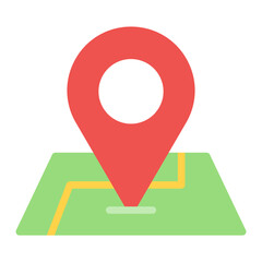 Map icon vector image. Can be used for Geography.
