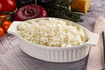 Indian cuisine Steamed basmati rice