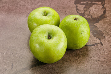Sweet and juicy green apple