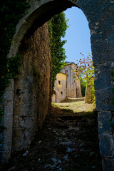 Castello di Vicalvi,panorama,Frosinone,Lazio,Italia