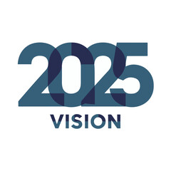 Happy new year 2025. Typography logo 2025 vision, 2025 New Year banner, Happy new year 2025. Typography logo 2025 vision, 2025 New Year banner