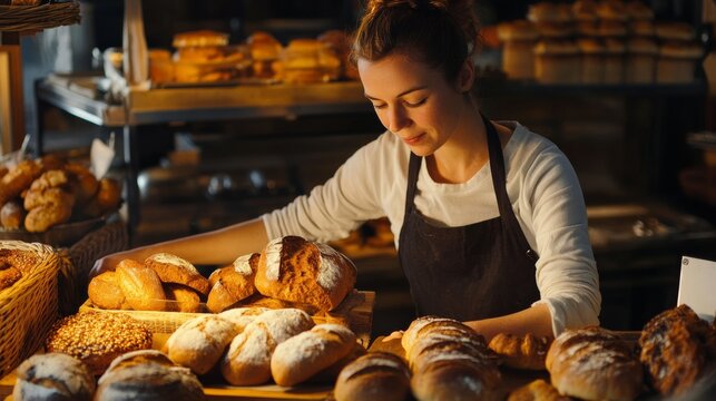 Bakery, products and pastry small business on frames concepts.