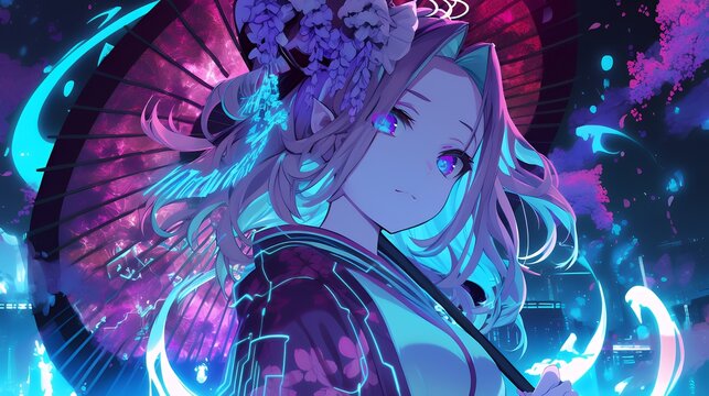 アニメスタイル 　japanese anime style