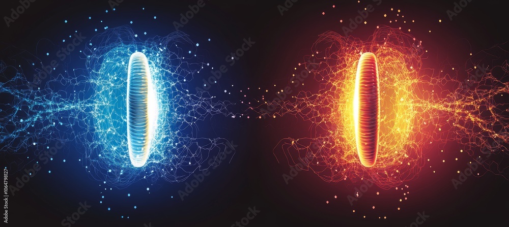 Canvas Prints wormhole space bending concept. time dilation. science galaxy astronomy. generative ai technology.