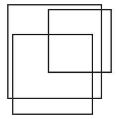 Geeometric figure vector icon