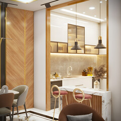 Interior of a kitchen