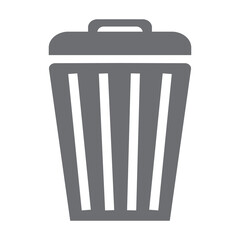 Bin, trash vector icon
