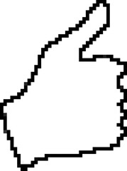 thumbs up vector icon