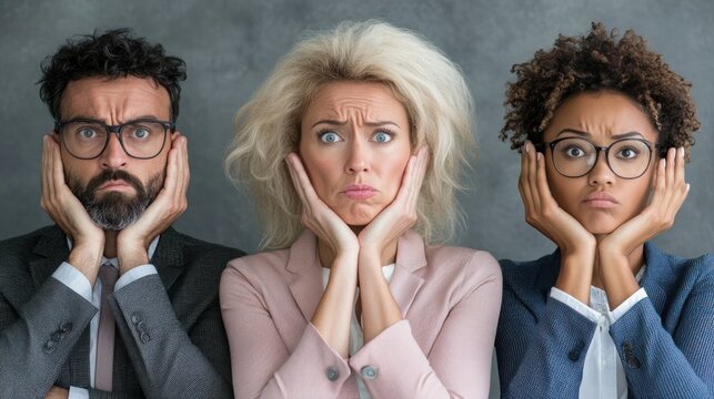 Colleagues working in silence after a disagreement on the production line, representing unresolved conflict in a high-stress environment