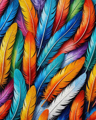 Botanical pattern for printing on wall decorations, covers. Artistic brush strokes. Oil painting