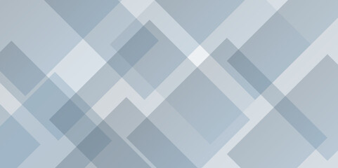 Abstract background with overlay layer. Modern banner geometric shapes creative design. White color technology concept geometric line vector background. Abstract blue light background.