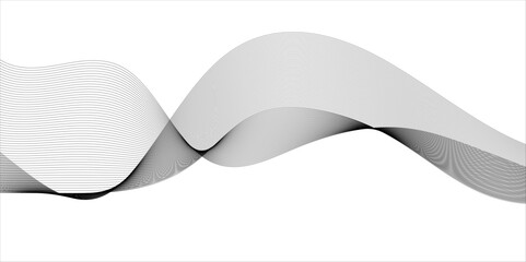 Fototapeta premium Wave flowing liquid line abstract background. Modern abstract vector wavy background.