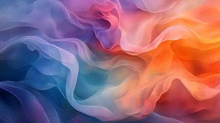 Fototapeta premium Explore the vibrant flow of abstract colors in art