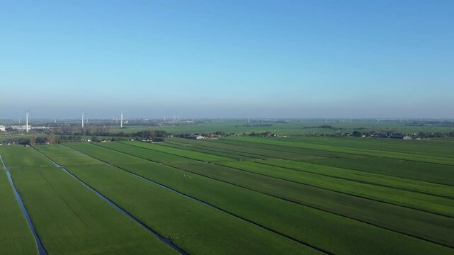 Zoeterwoude&rsquo;s fields so green, where skies are bright and air is clean