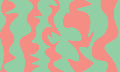 Abstract illustration with two blending colors, perfect for invitations or book covers