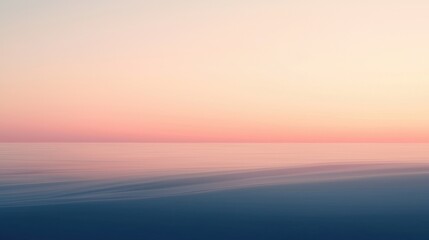 Obraz premium A beautiful sunset over the ocean with a calm and peaceful mood