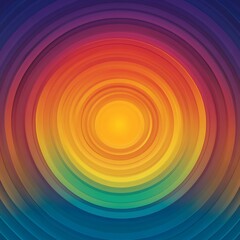 Abstract Colorful Circular Pattern Background Design