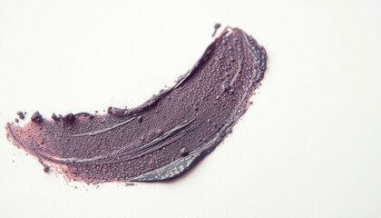Smear and texture of lipstick or acrylic paint