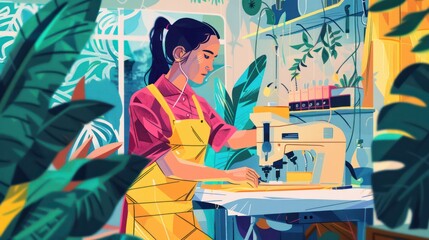 Designers creating fair-trade accessories thaitor vital signs and optimize training. Illustrations