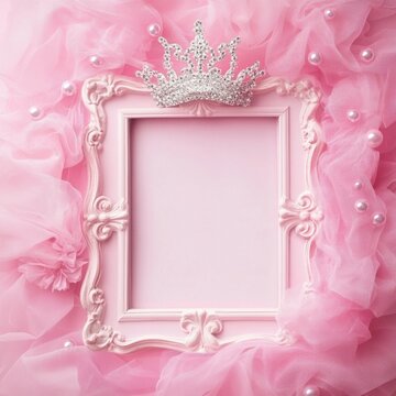 Pink Baby Girl Birthday Background, baner , unicor