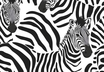 Fototapeta premium Zebra Stripes Pattern