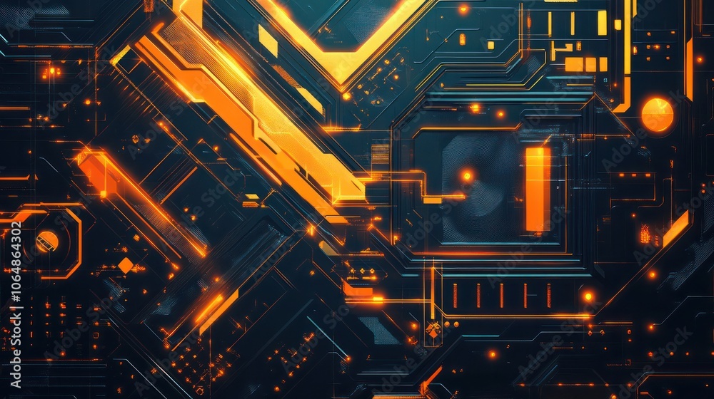 Poster abstract futuristic backgrounds perfect for modern design projects and tech themes. illustrations